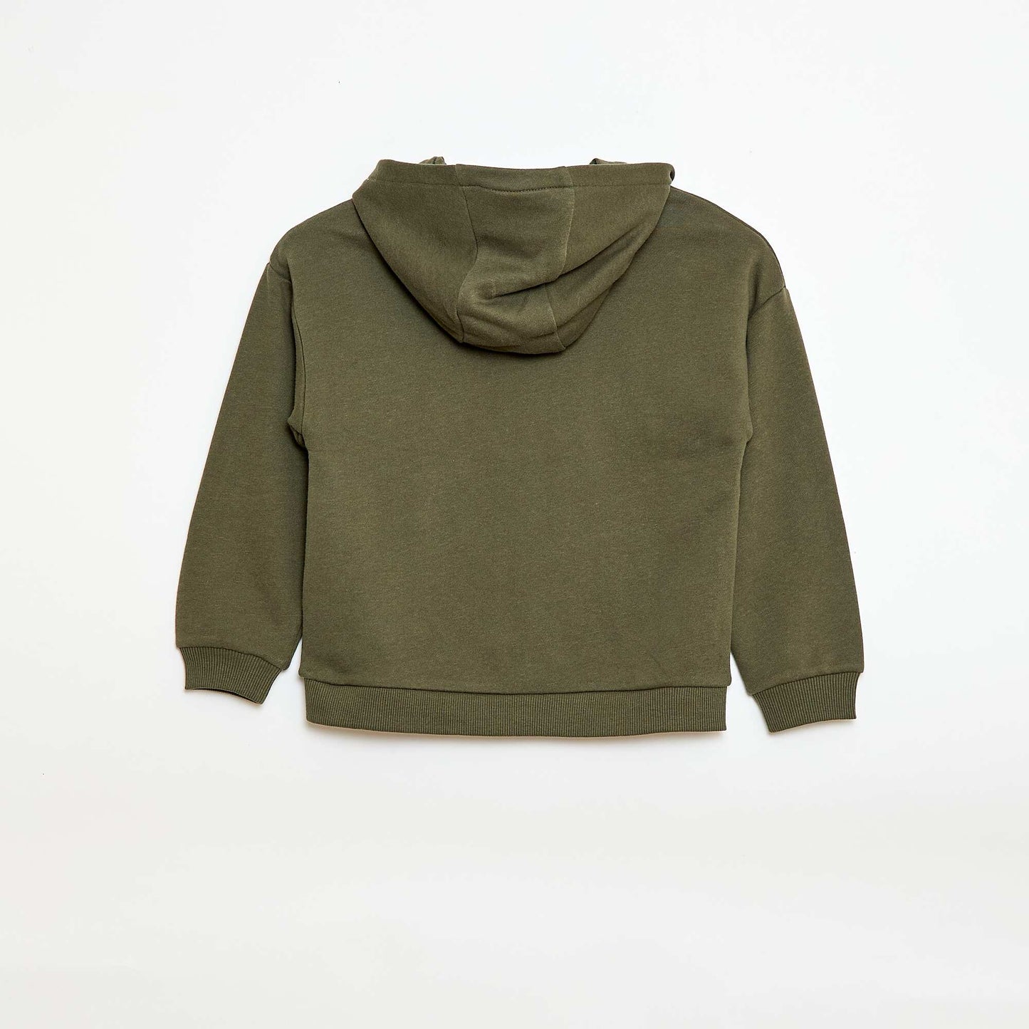 Loose Fit Hooded Sweatshirt GREEN