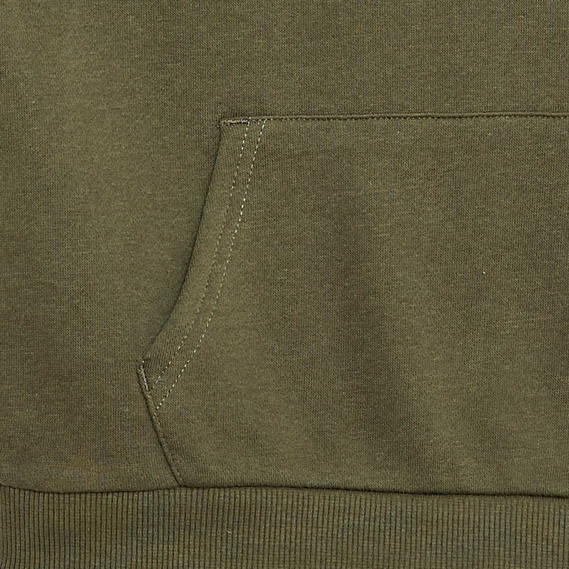 Loose Fit Hooded Sweatshirt GREEN