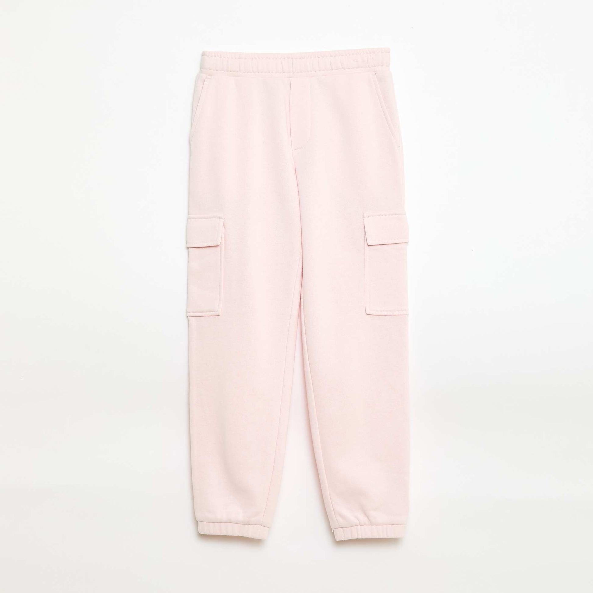 Cargo Joggers in French Terry PINK