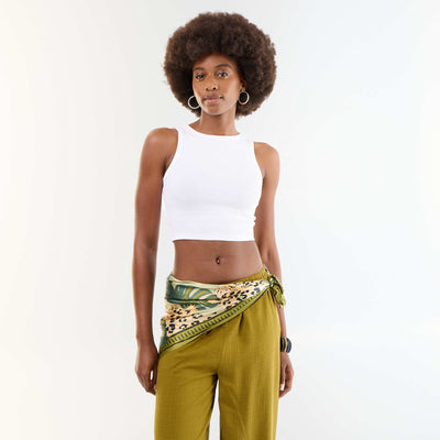 American Armhole Tank Top WHITE