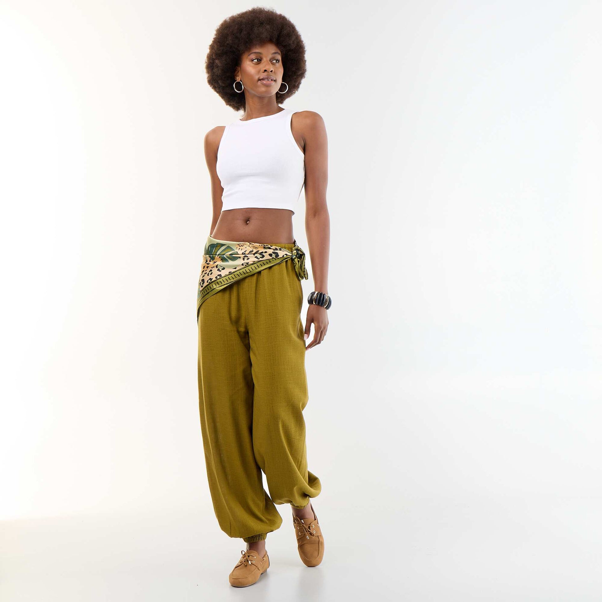 American Armhole Tank Top WHITE