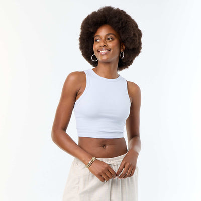 American Armhole Tank Top BLUE