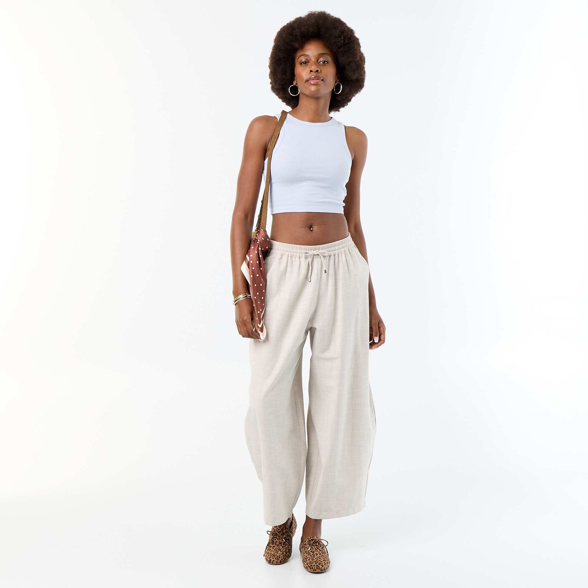 American Armhole Tank Top BLUE