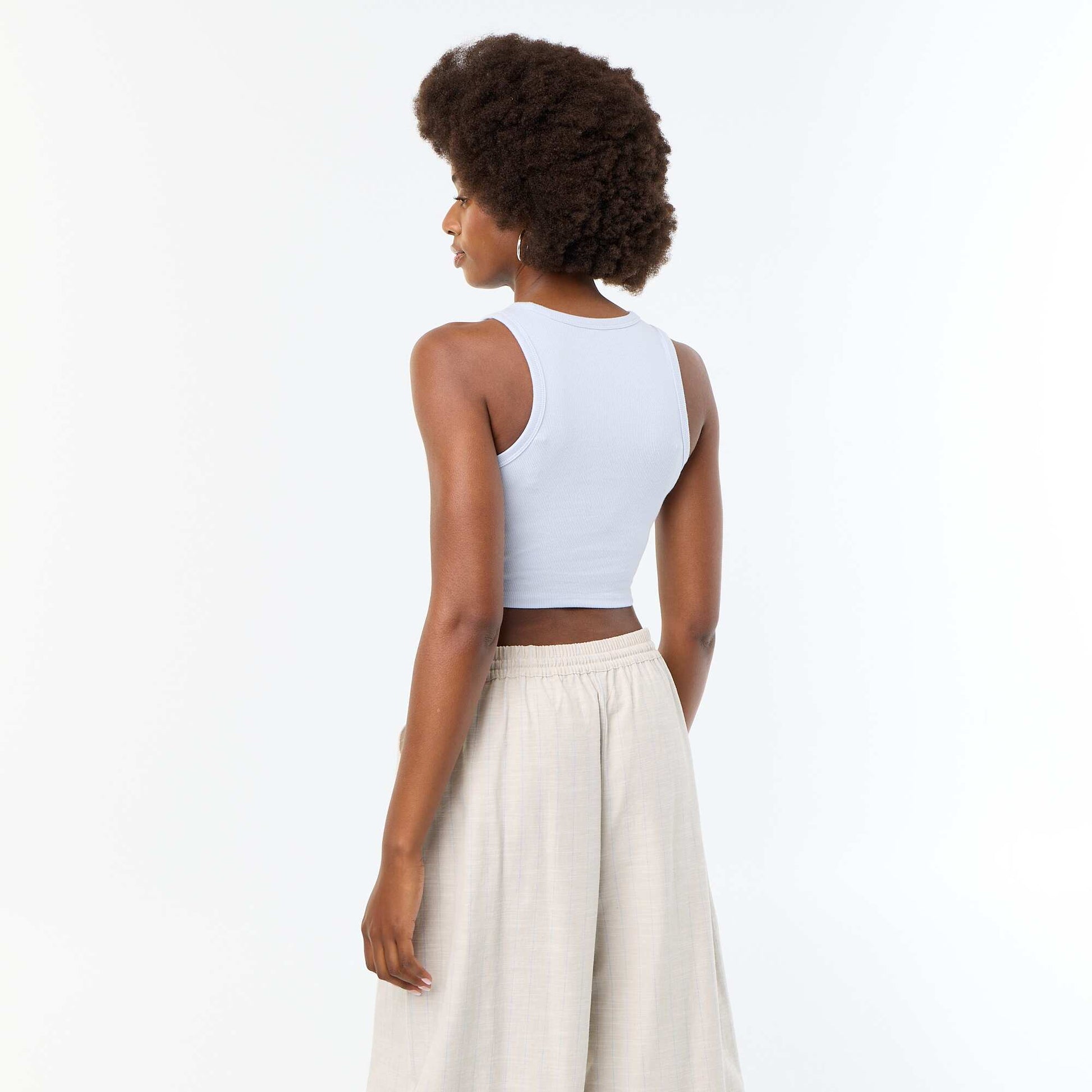American Armhole Tank Top BLUE