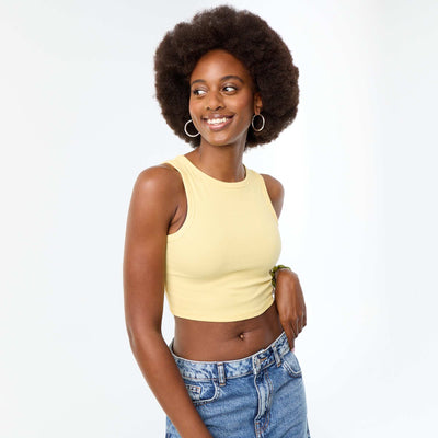 American Armhole Tank Top YELLOW