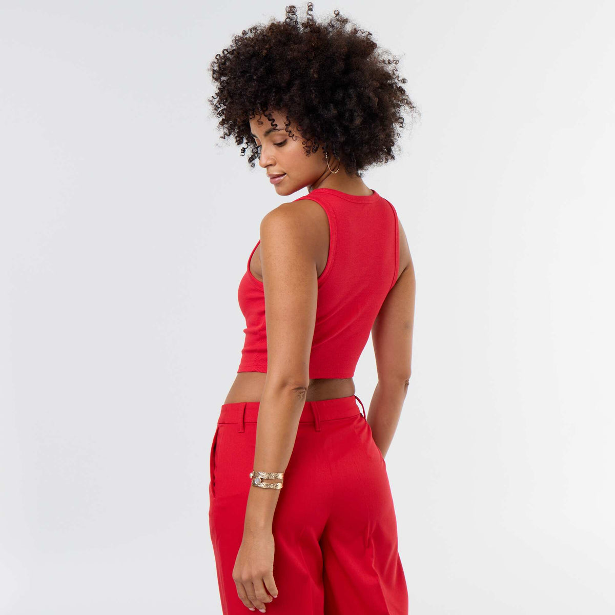 American Armhole Tank Top RED