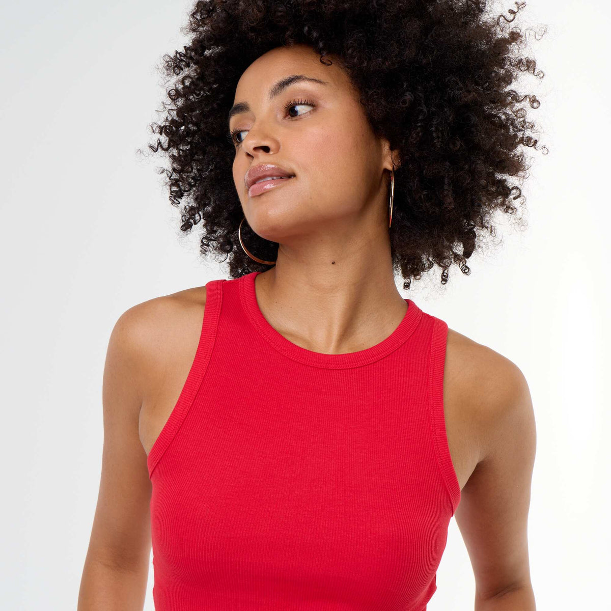 American Armhole Tank Top RED