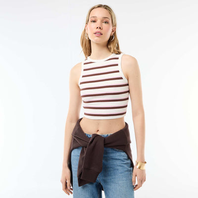 American Armhole Tank Top WHITE