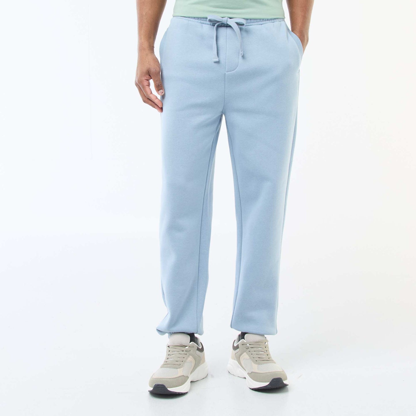 Solid French Terry Joggers BLUE