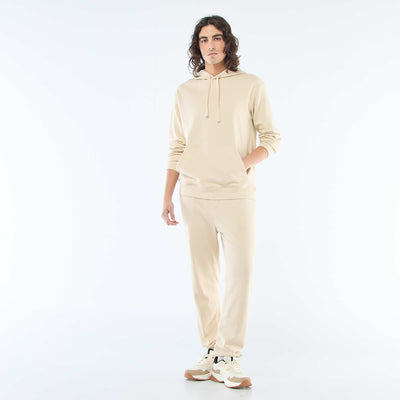 Solid French Terry Joggers BEIGE