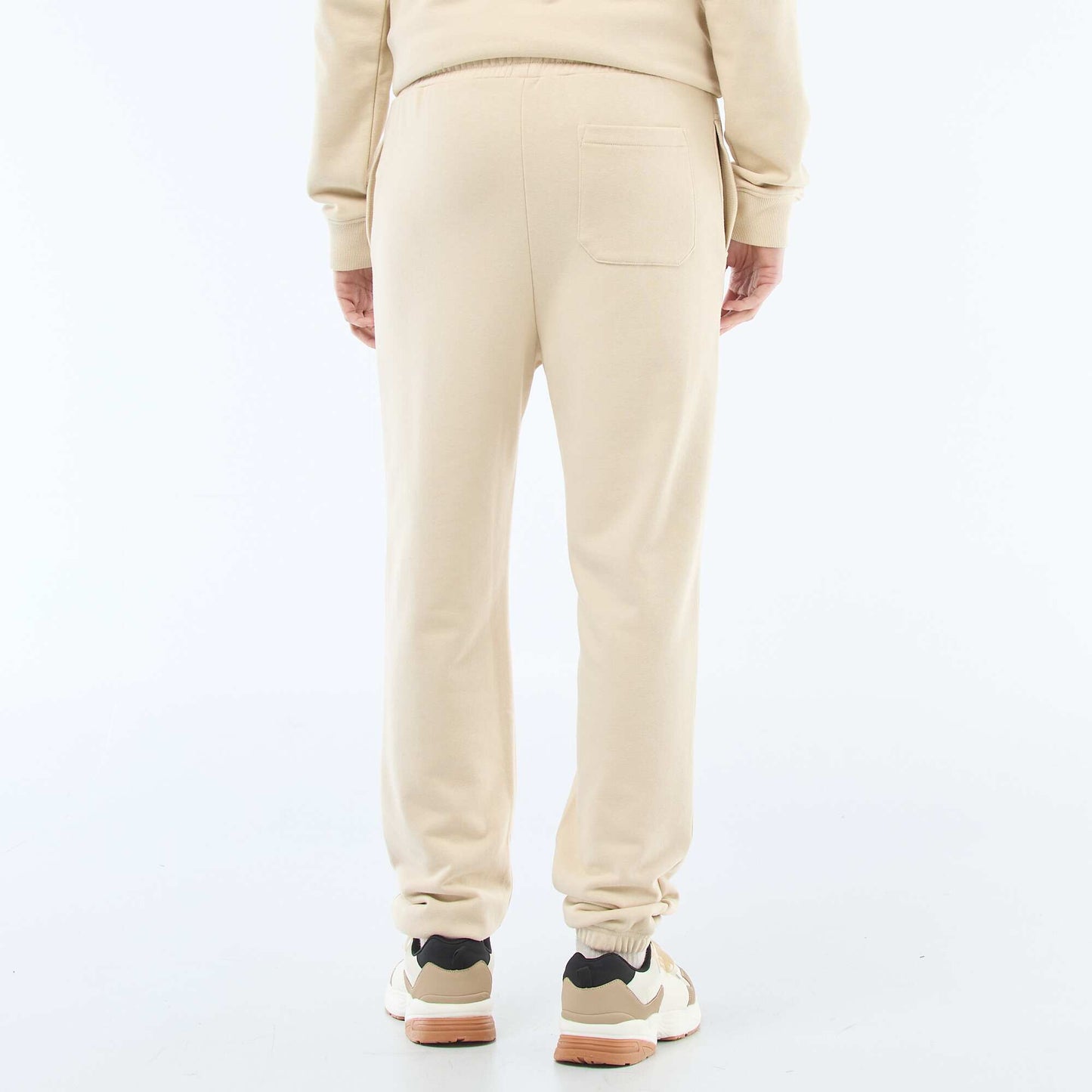 Solid French Terry Joggers BEIGE