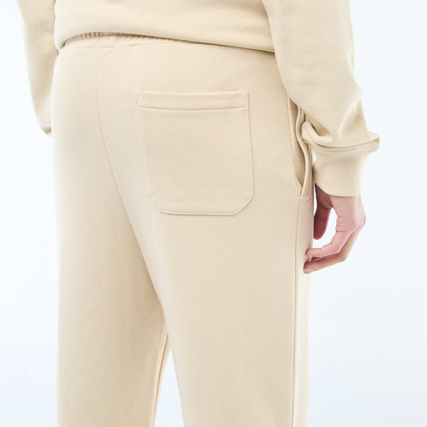 Solid French Terry Joggers BEIGE
