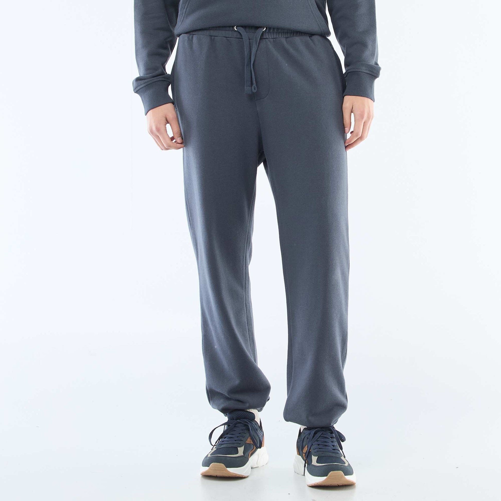 Solid French Terry Joggers BLUE