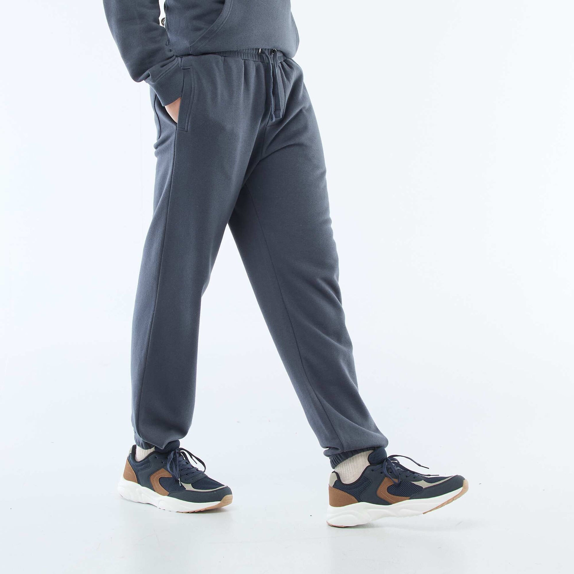 Solid French Terry Joggers BLUE