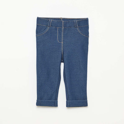 Slim Tregging Pants BLUE