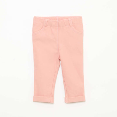 Slim tregging trousers PINK