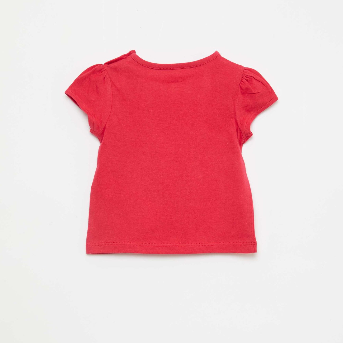 Short-sleeved jersey t-shirt RED