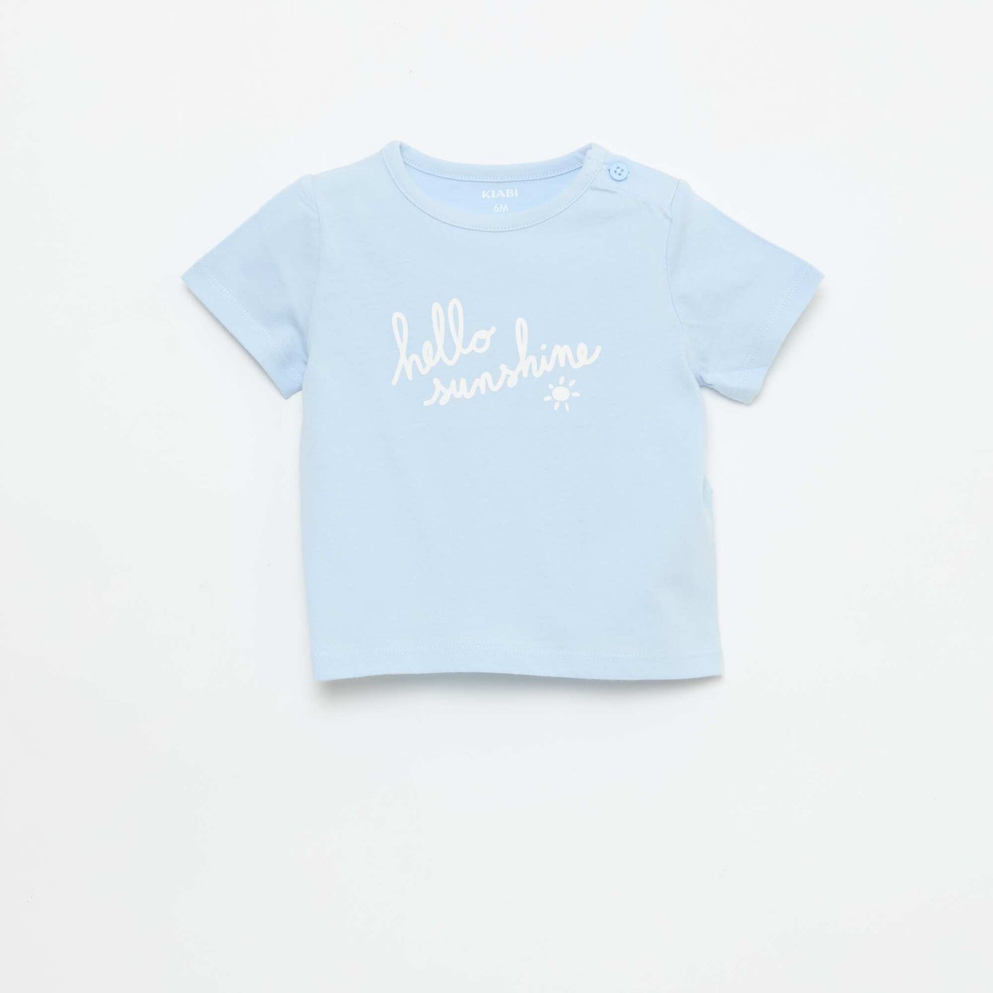 Printed Short-Sleeved T-shirt BLUE