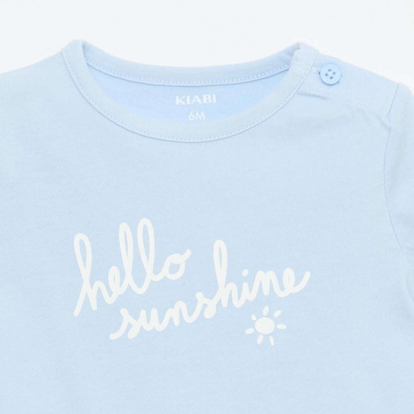 Printed Short-Sleeved T-shirt BLUE