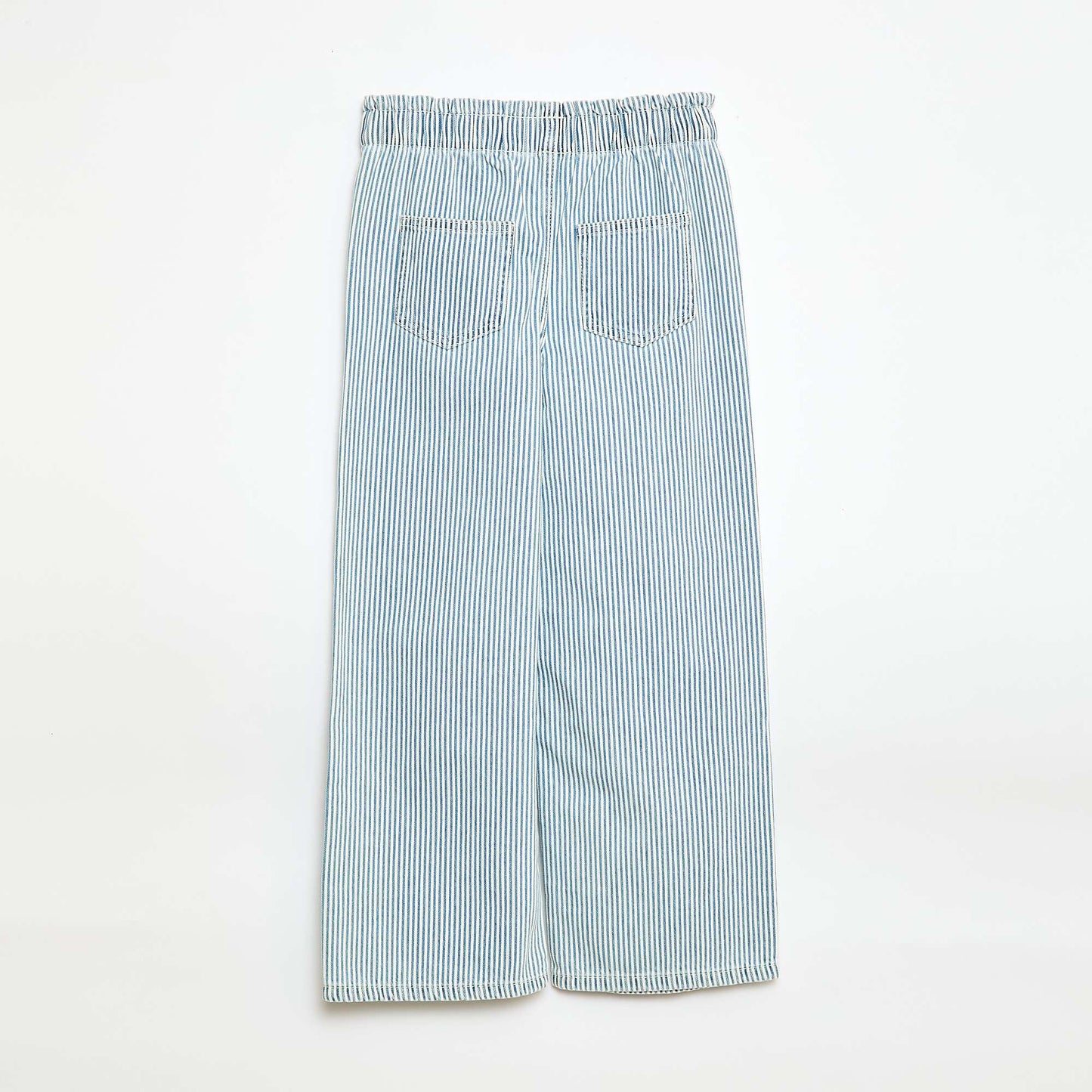 Printed Wide Leg Jeans BLUE