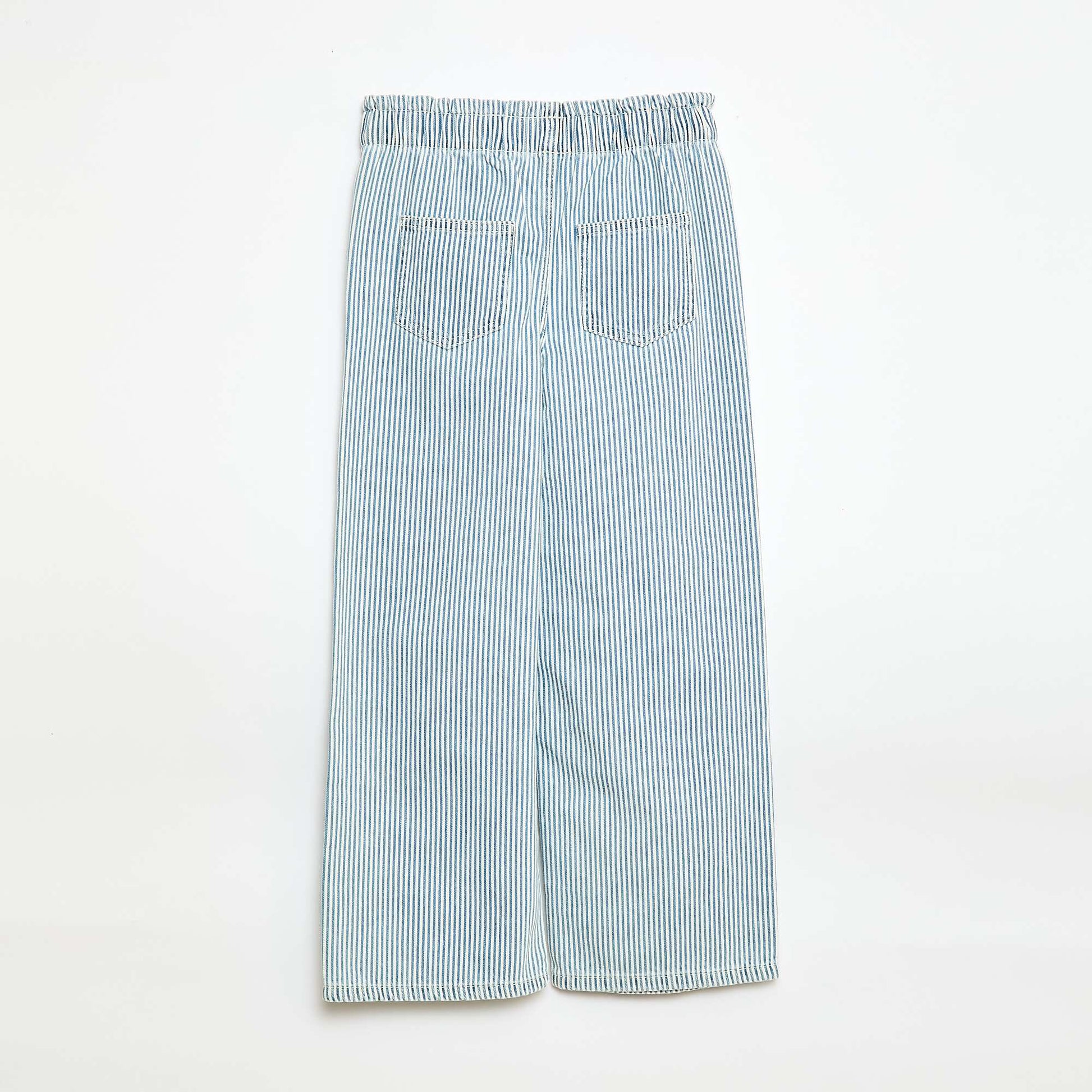 Printed Wide Leg Jeans BLUE