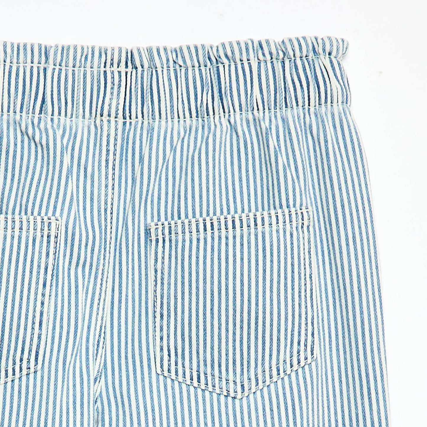 Printed Wide Leg Jeans BLUE