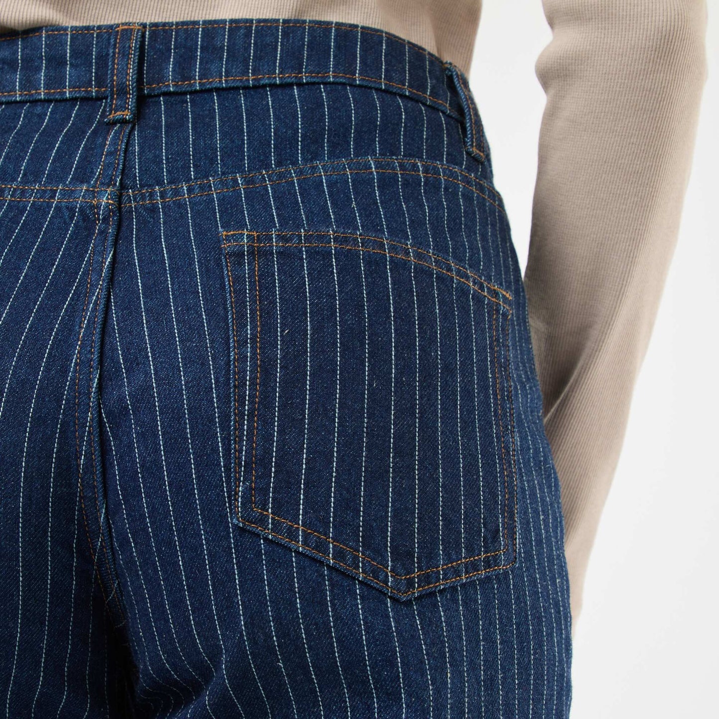 Regular Fit Cotton Line Jeans BLUE