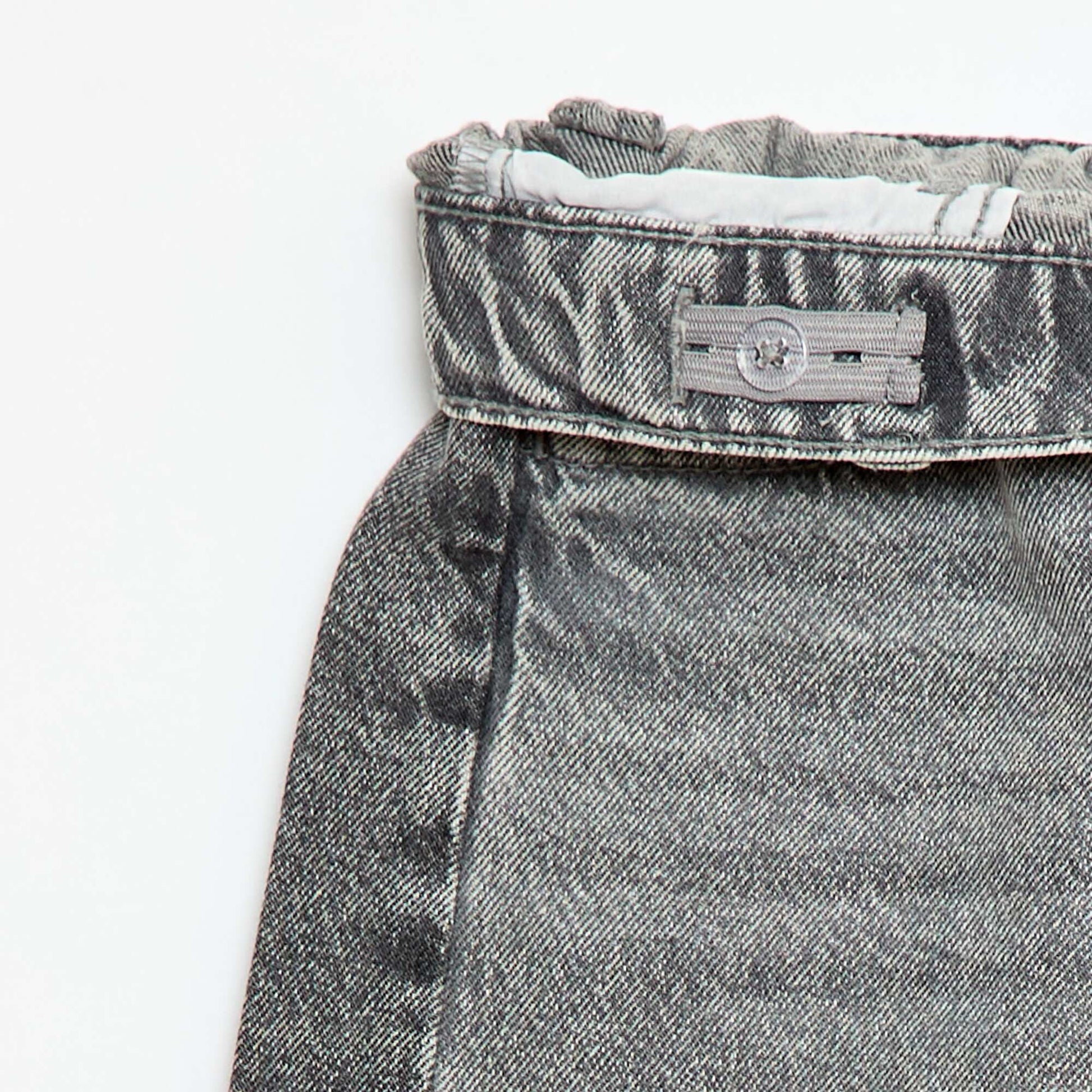 Wide Leg Two-Tone Trousers GREY