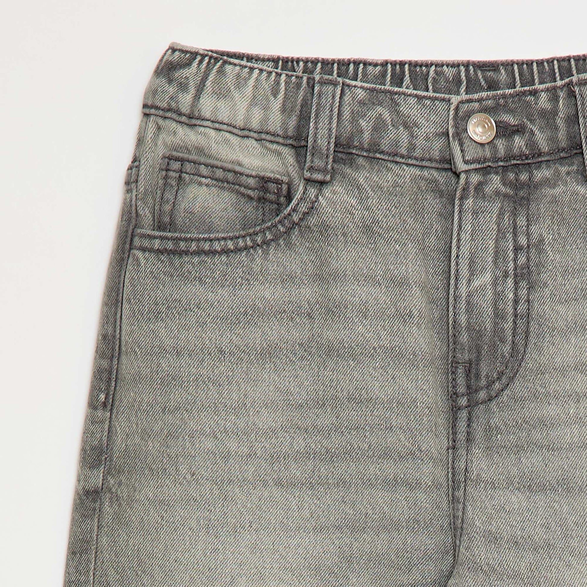 Comfort Fit Denim Jeans GREY