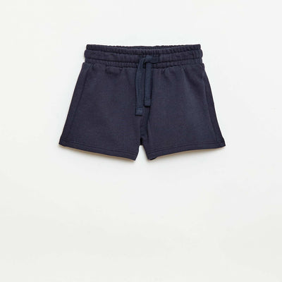 Unbrushed Fleece Shorts BLUE
