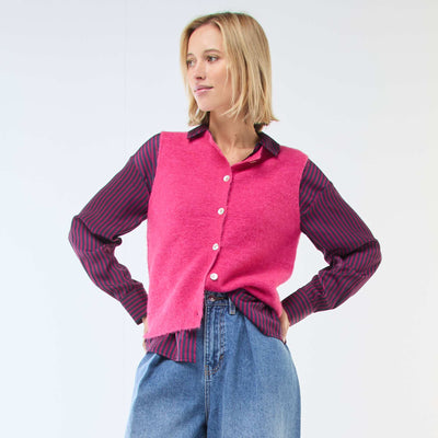 Sleeveless Solid Color Vest PINK
