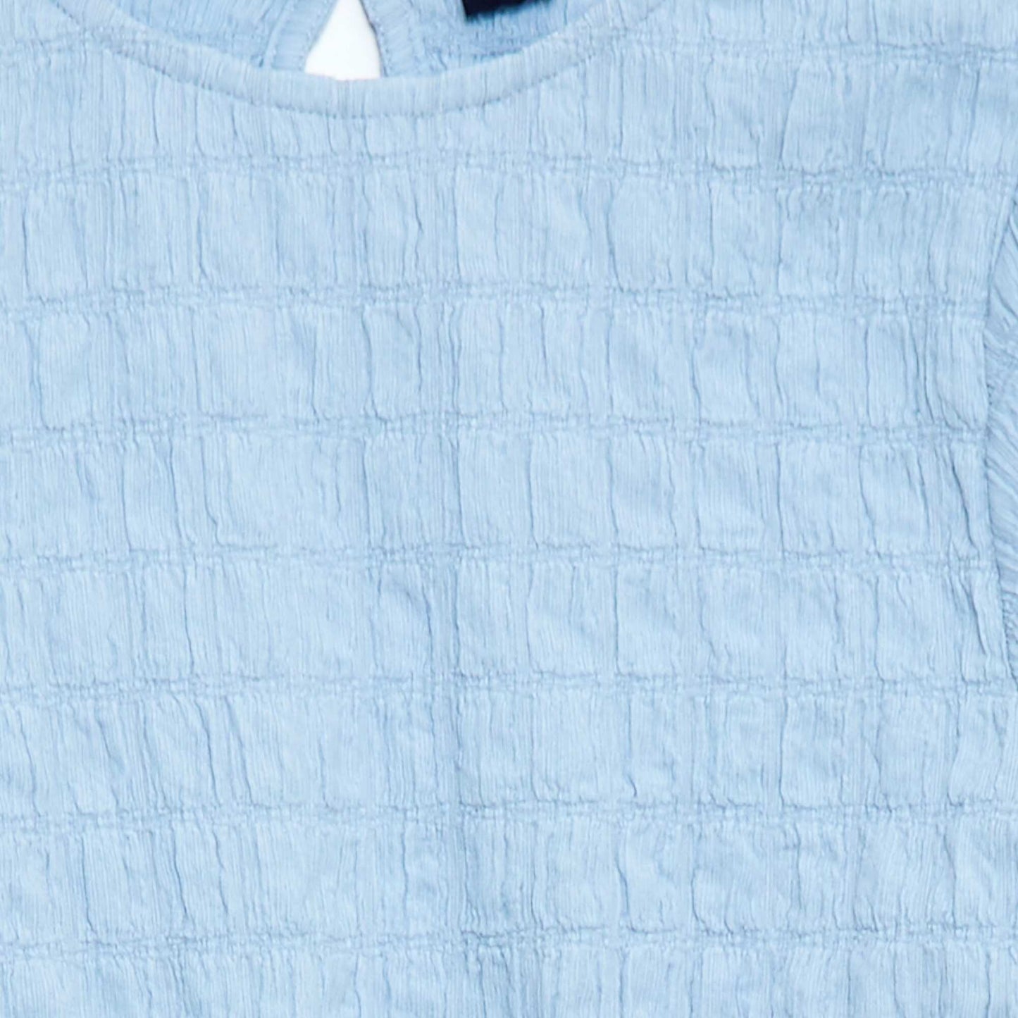 Oversized Fancy Knit T-shirt BLUE