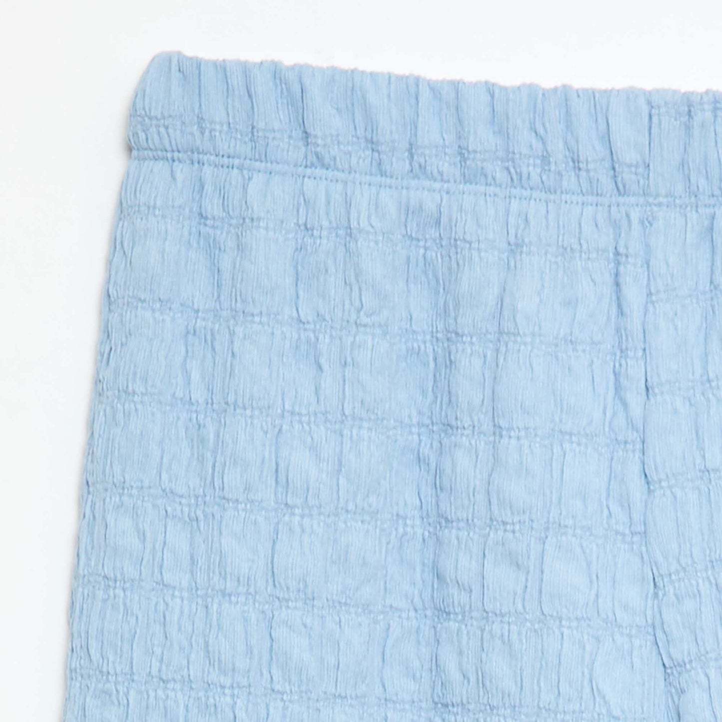 Wide-leg Stretch Knit Trousers BLUE