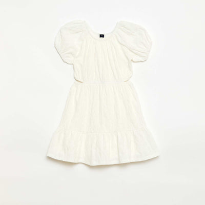 Broderie Anglaise Dress WHITE