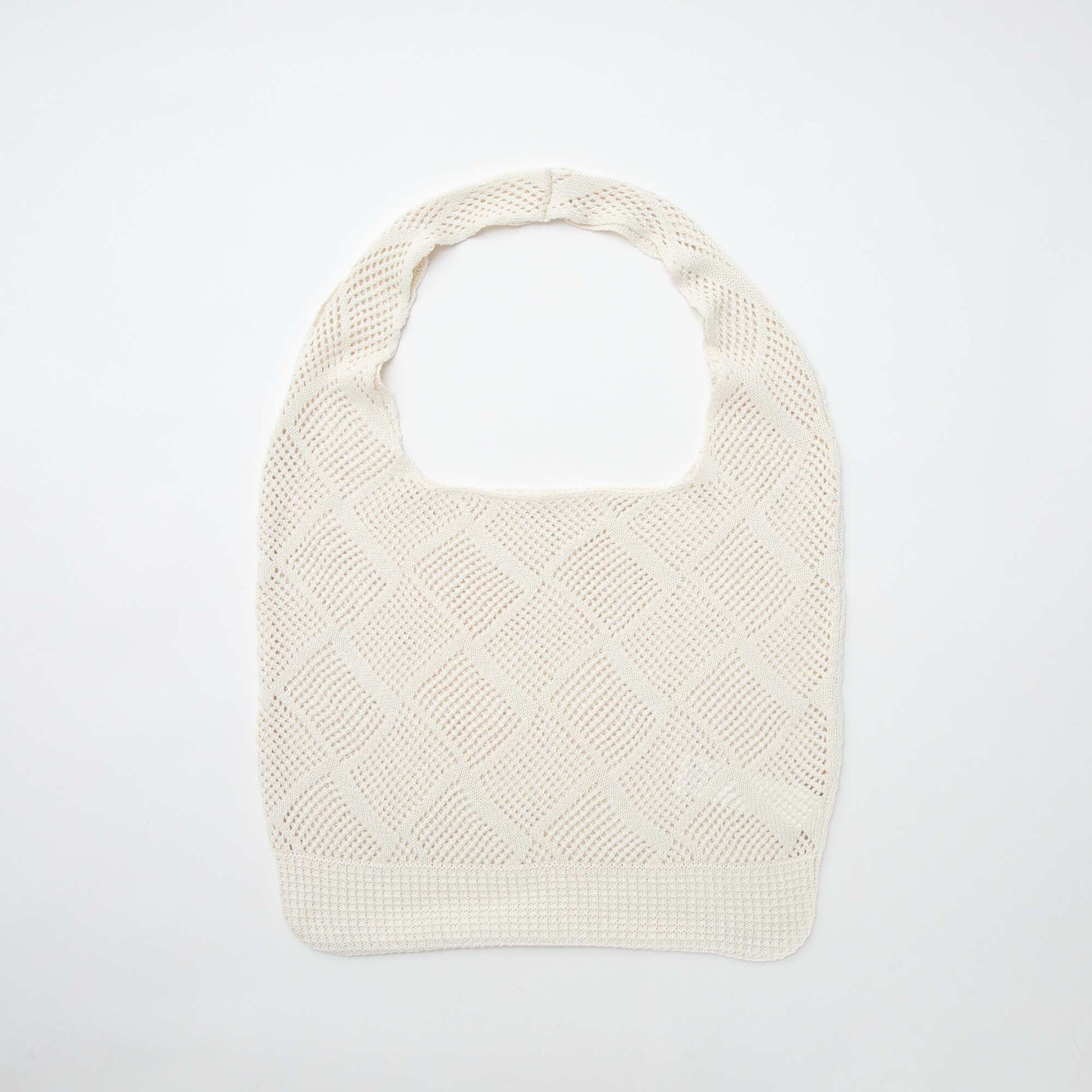 Crochet Crossbody Bag BEIGE