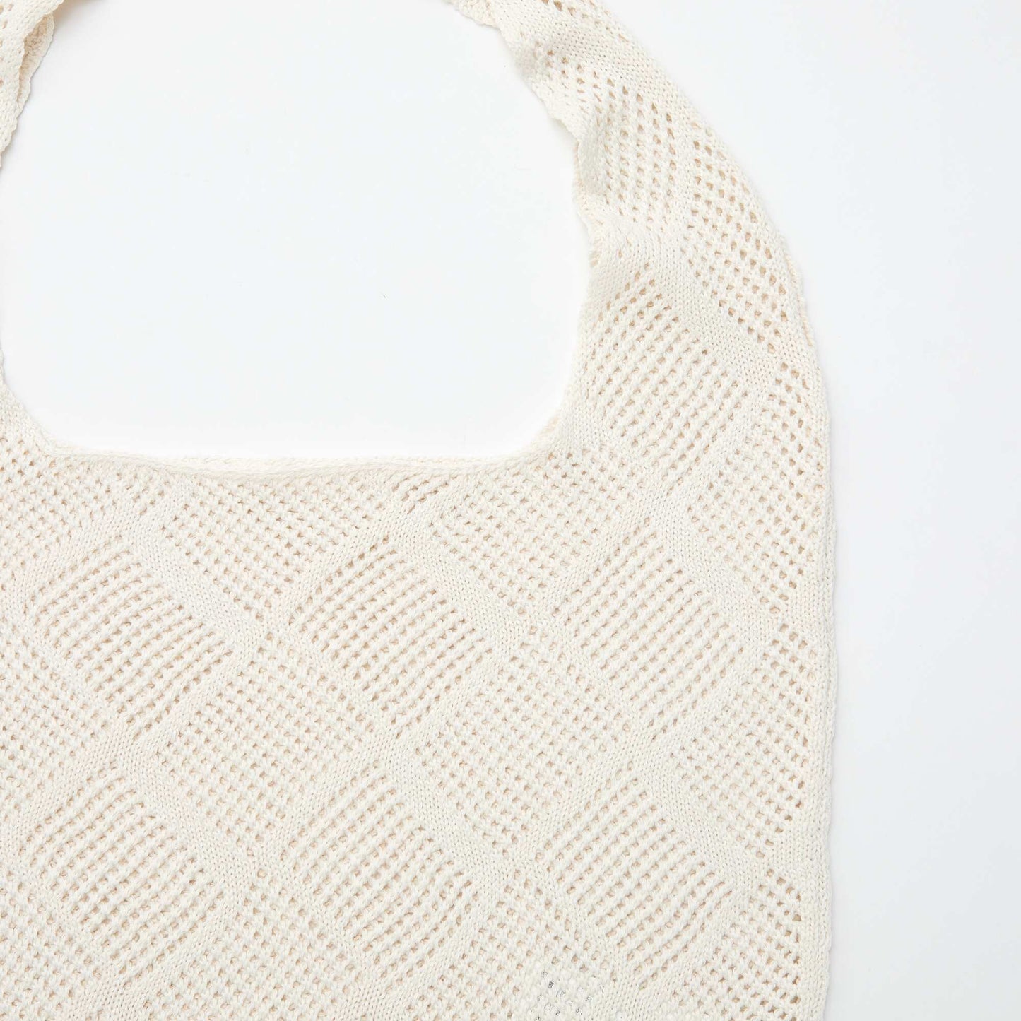 Crochet Crossbody Bag BEIGE