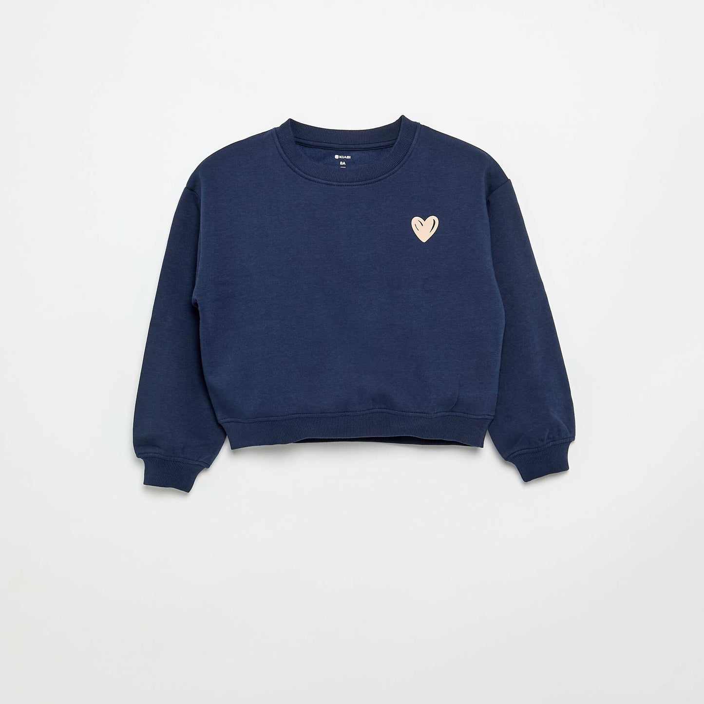 Printed Fleece Sweatshirt BLUE