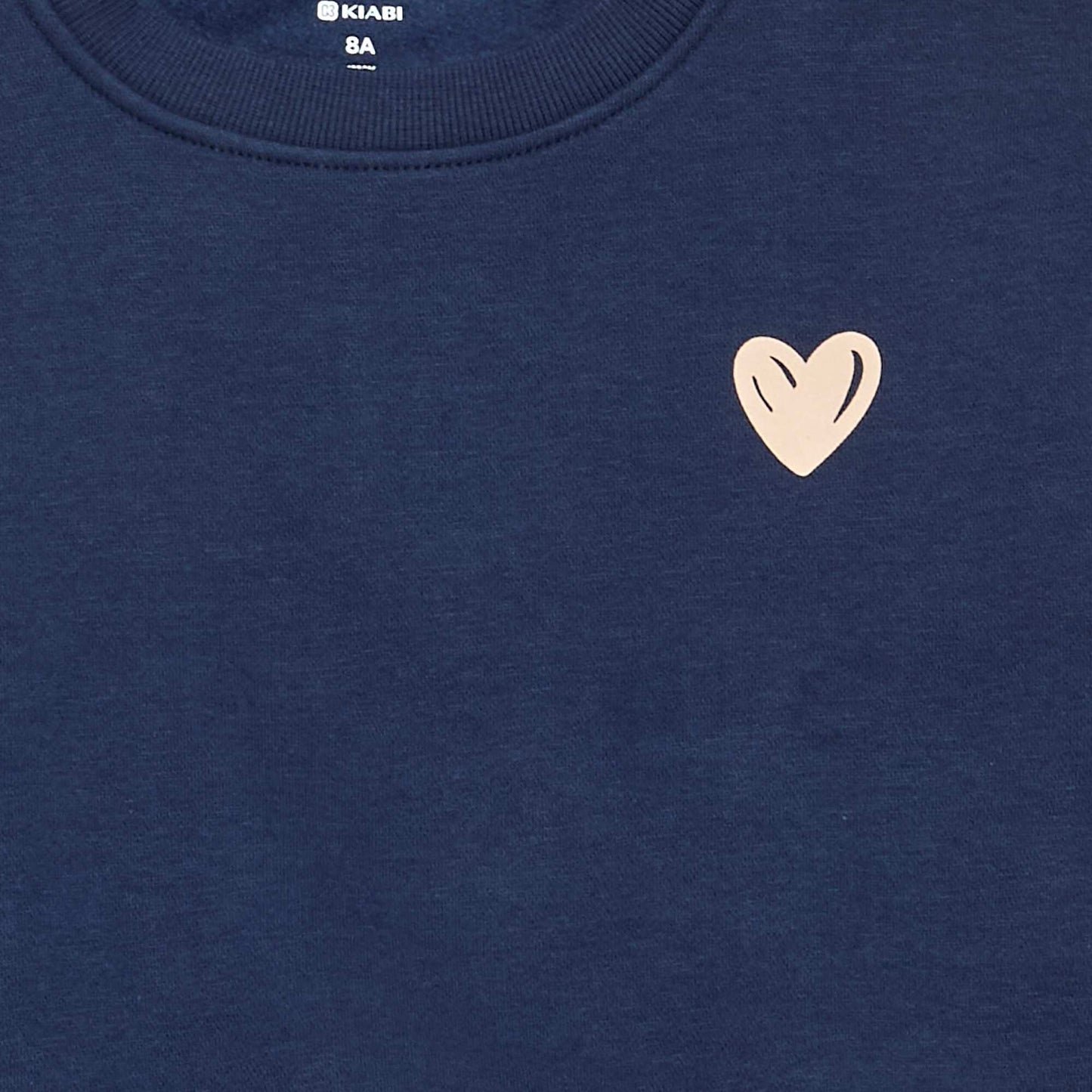 Printed Fleece Sweatshirt BLUE