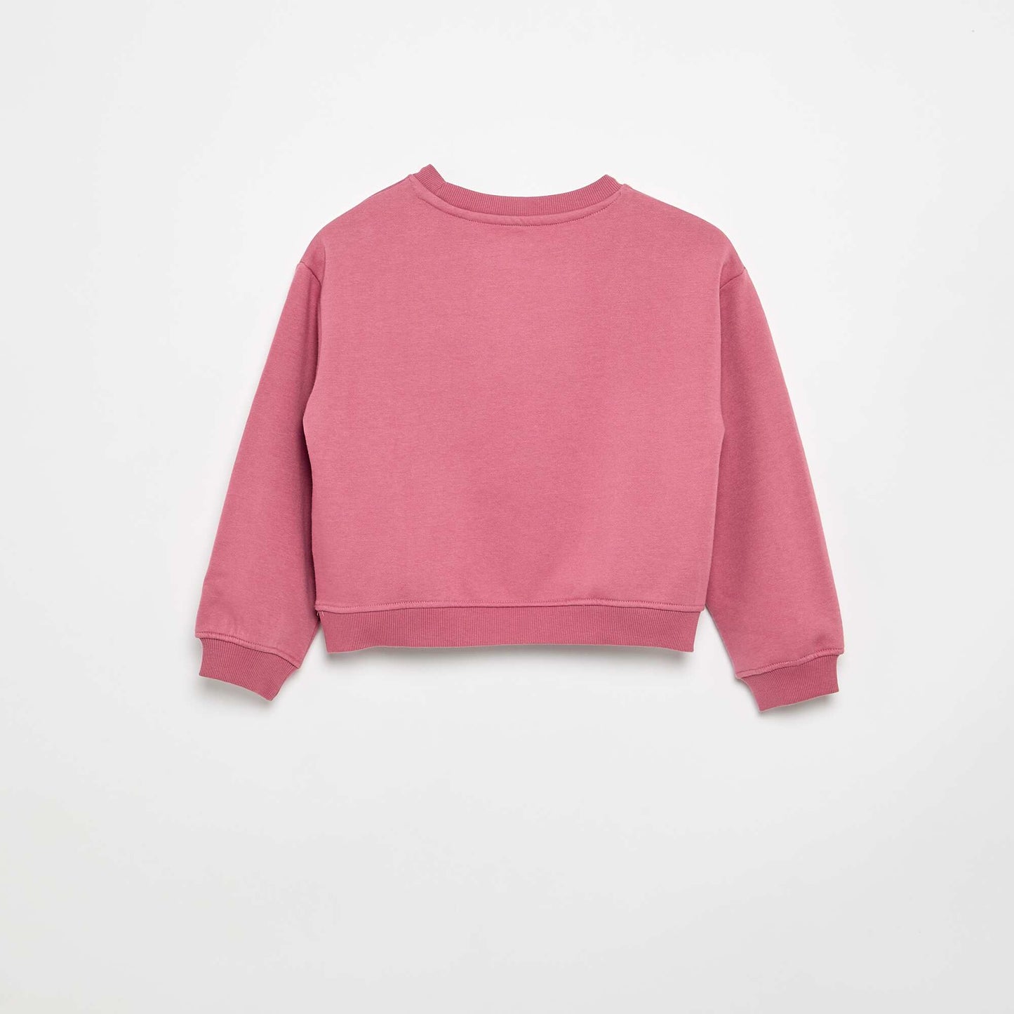 Printed Fleece Sweatshirt PINK