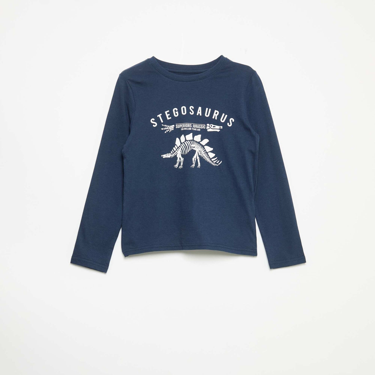 2-piece Pajama Set - Long-sleeved T-shirt + Pants BLUE