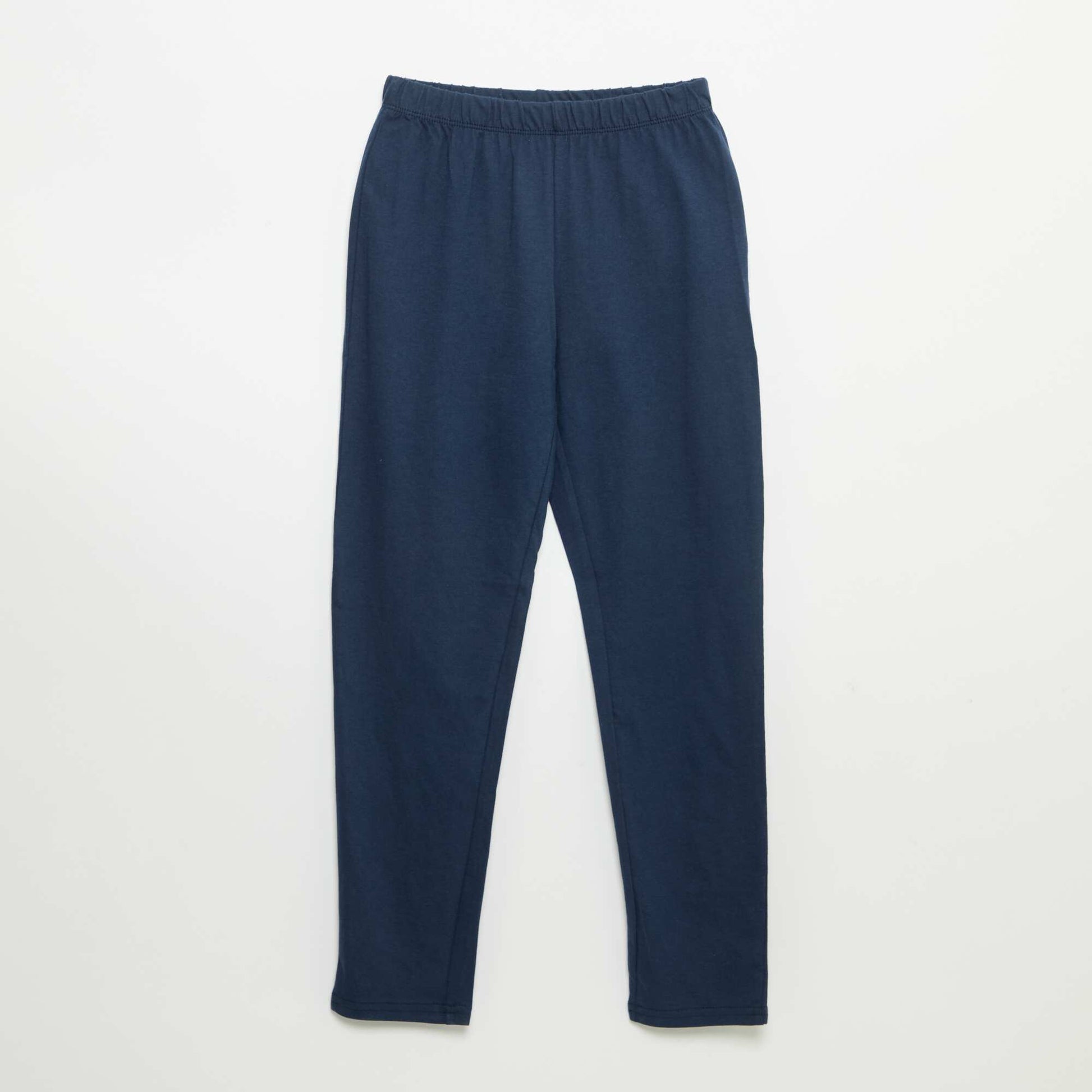 2-piece Pajama Set - Long-sleeved T-shirt + Pants BLUE