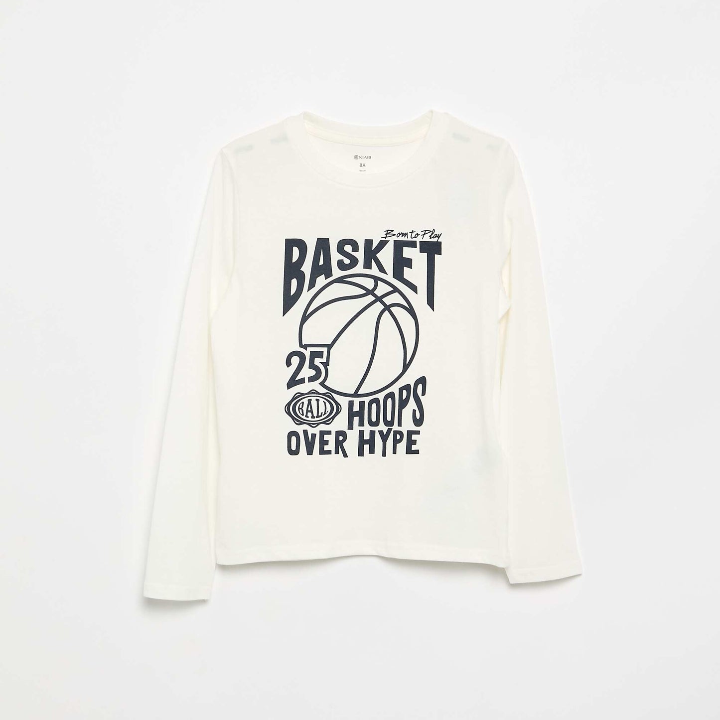 2-piece pajamas - Long-sleeved T-shirt + pants WHITE