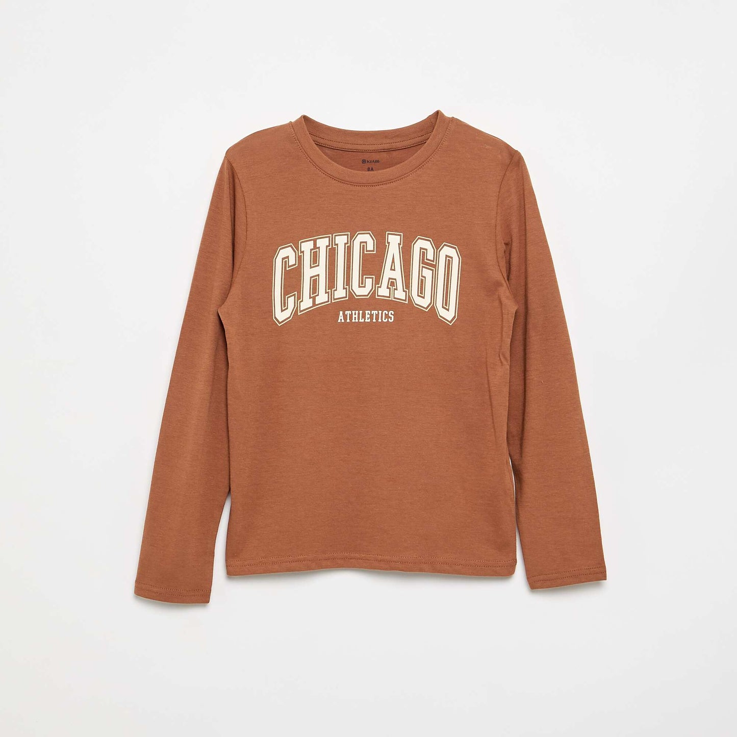 2-Piece Pajamas - Long-Sleeve T-Shirt + Pants BROWN