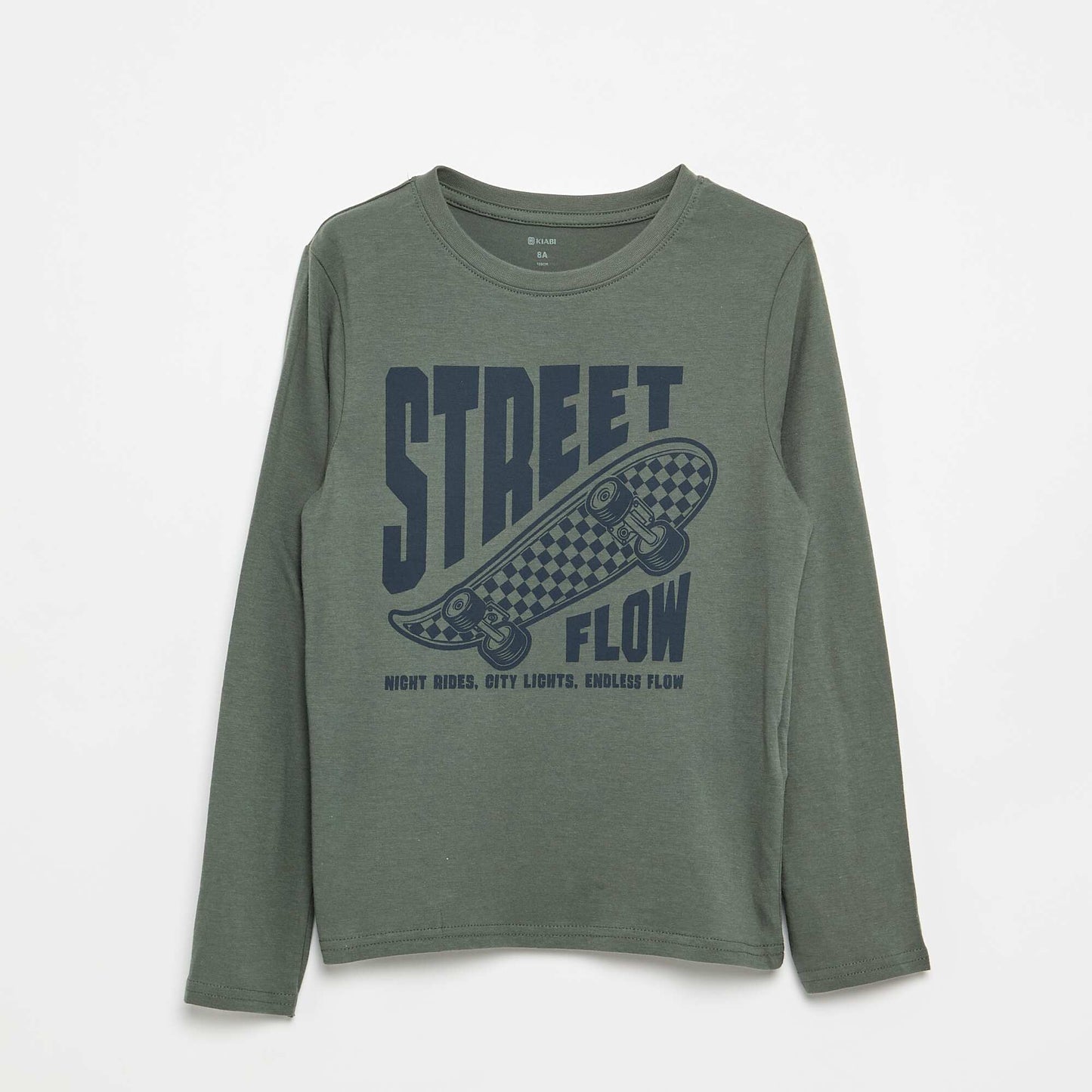 2-piece Pajamas - Long-sleeved T-shirt + Pants GREEN