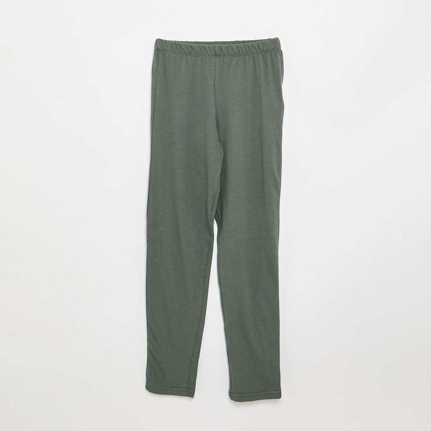 2-piece Pajamas - Long-sleeved T-shirt + Pants GREEN