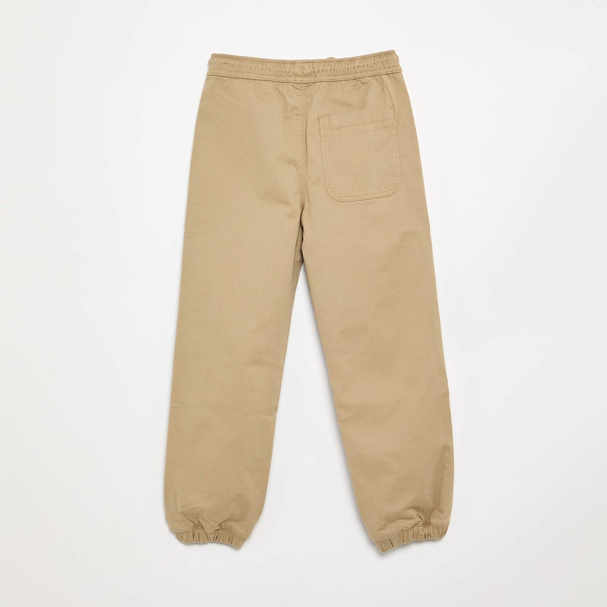 Drawstring Jogger Pants BEIGE