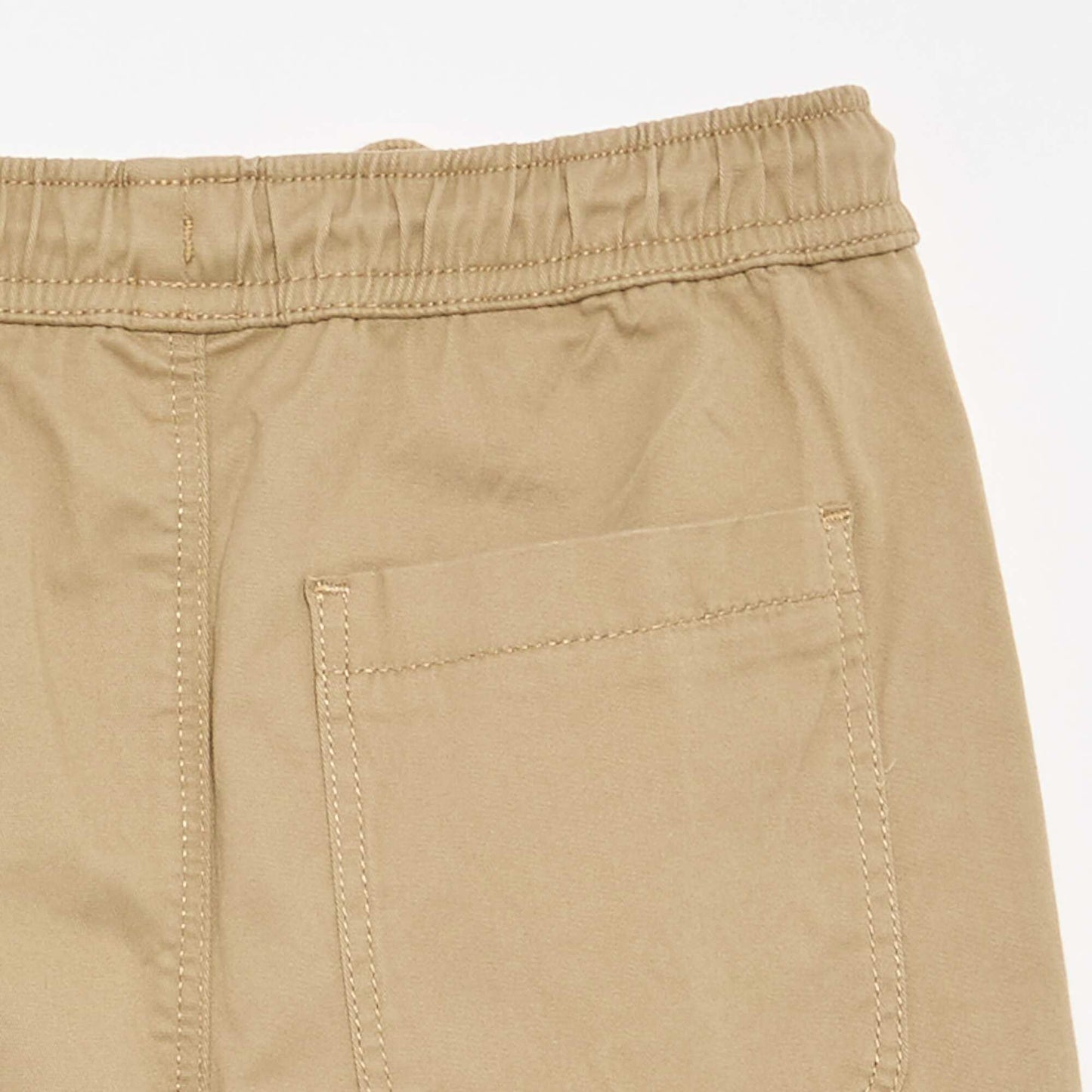Drawstring Jogger Pants BEIGE
