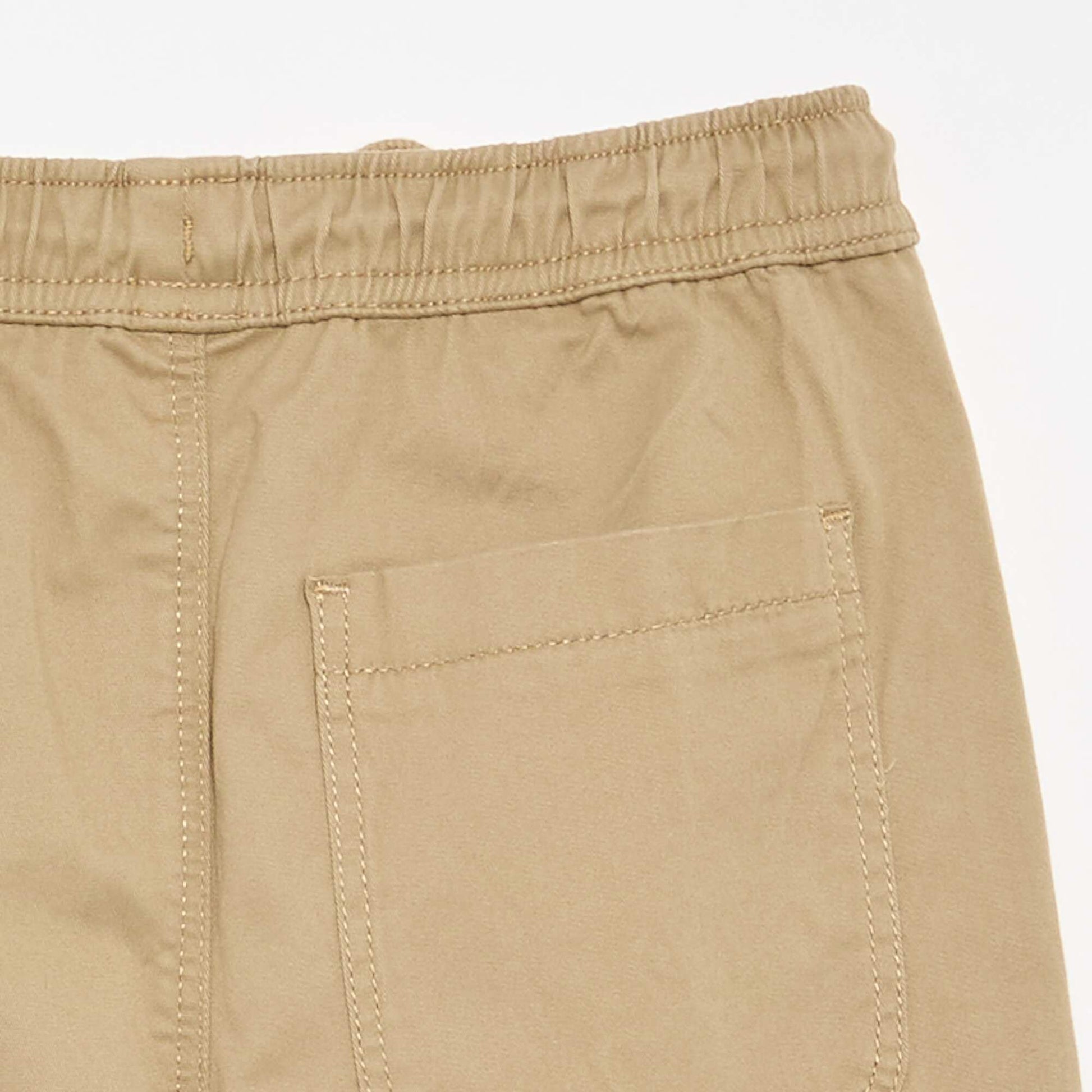 Drawstring Jogger Pants BEIGE