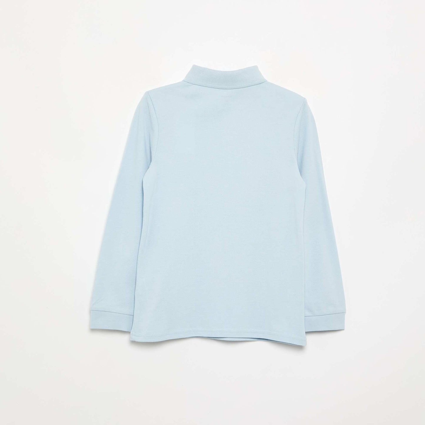 Long-sleeved polo shirt BLUE