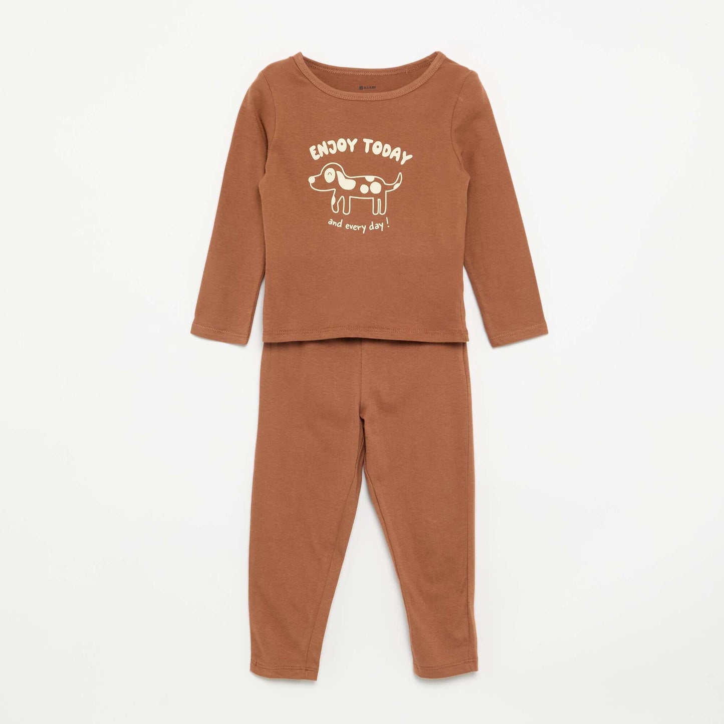 2-piece jersey pyjamas BROWN